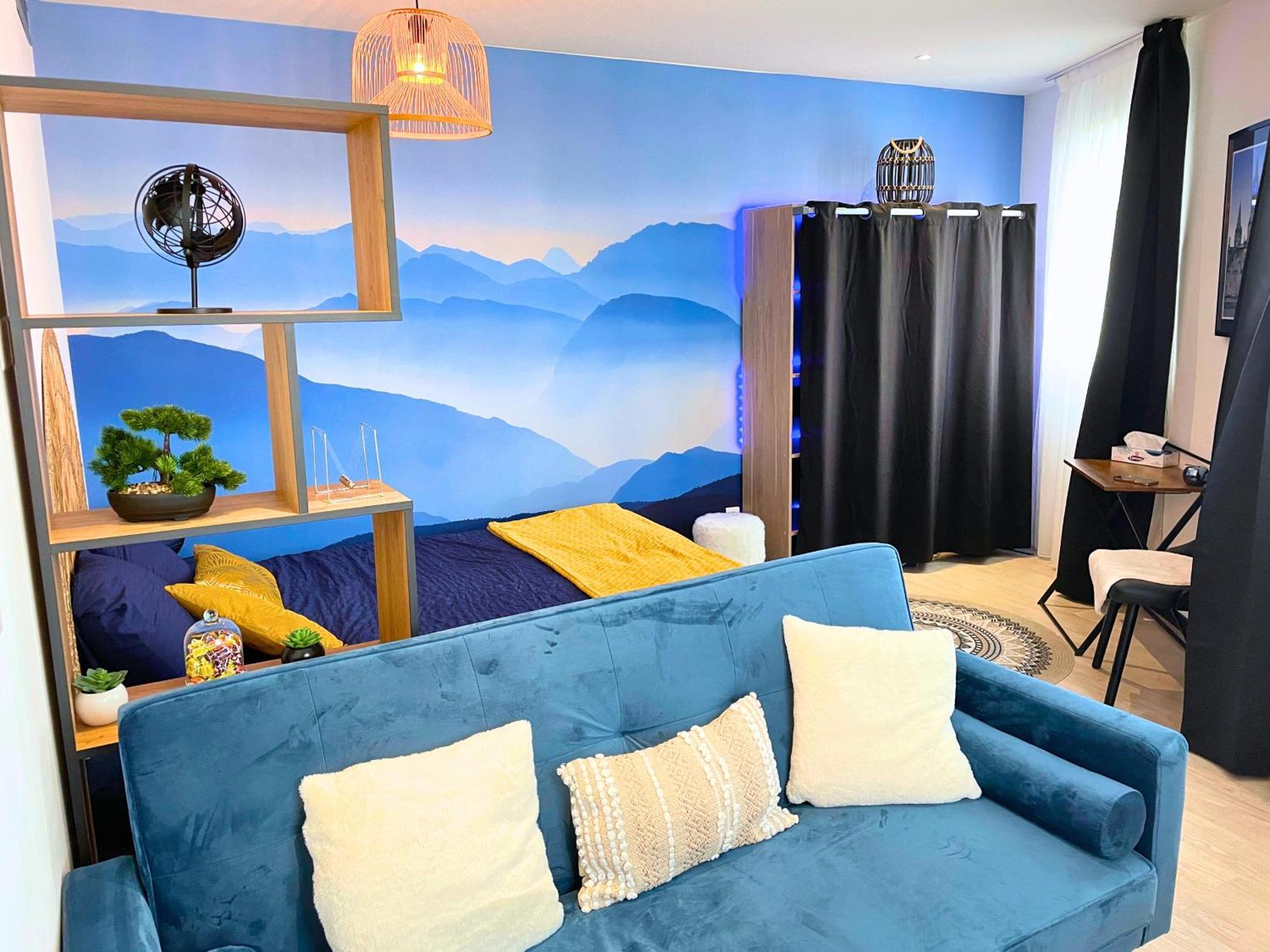 L'Ecrin Studio Equipe Avec Vue Panoramique Lourdes Exteriör bild